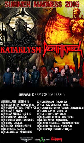 Death Angel, Kataklysm, Keep of Kalessin: Concierto en Vigo – 24/06/2009