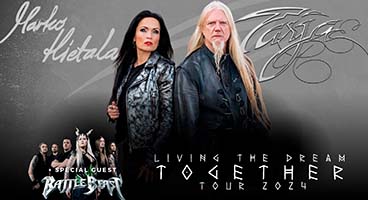 Tarja Turunen & Marko Hietala: Living The Dream Together + Special Guest Battle Beast –  06/09/2024