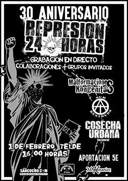 Represión 24 Horas: Celebran su 30 aniversario.